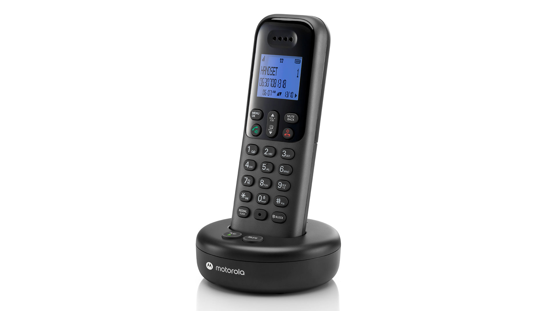 T611 Digital Cordless Telephone with Answering Machine - Left - Product image