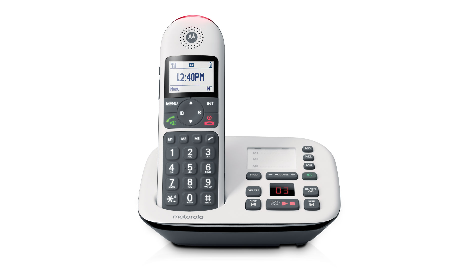 CD5011+ Digital Cordless Telephone with Answering Machine - Front - Product image